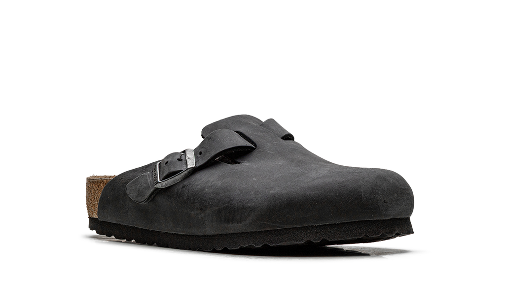 Boston Clog "Wide - Black Oiled Leather" 0059461
