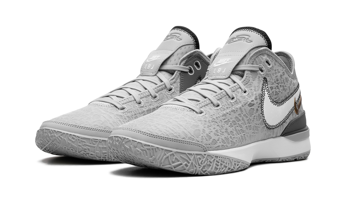 Zoom LeBron NXXT Gen "Wolf Grey Metallic Gold" DR8784 004
