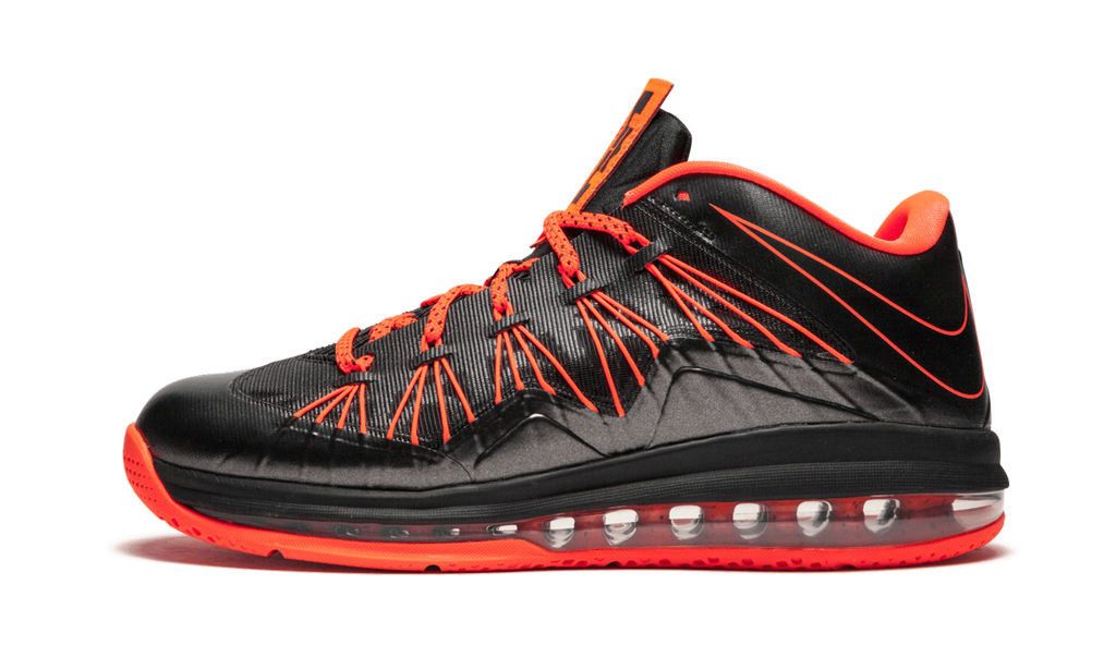LeBron X Low "Black Total Crimson" 579765 001