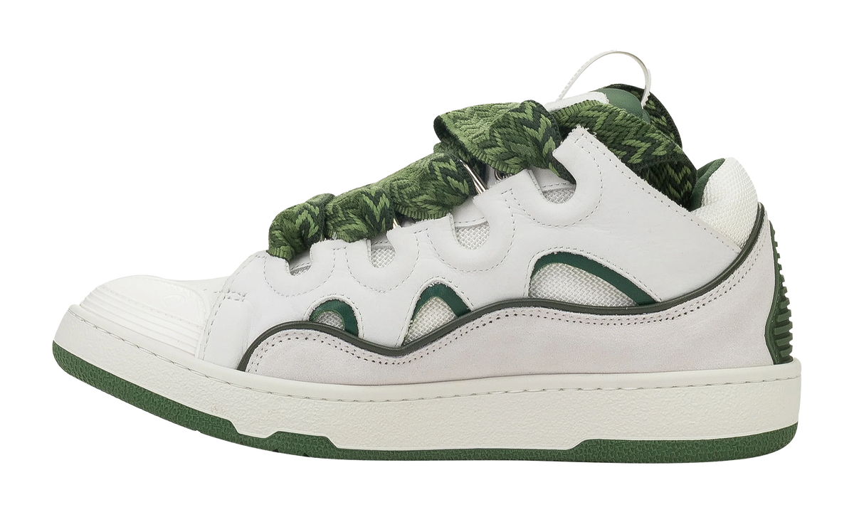 BASKETS CURB "Blanc/Kaki" FW SKDK02 DRAP P23 0047