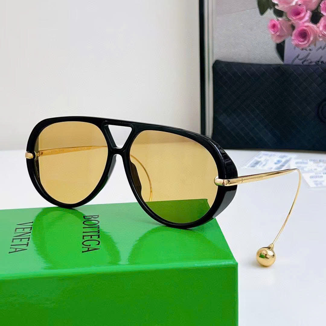 BV AVIATOR FRAME SUNGLASSES BV1273S IN METAL